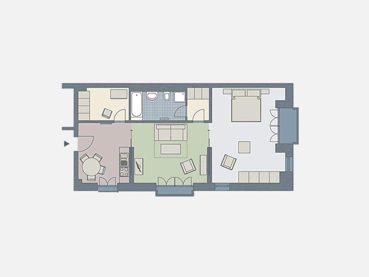 Kaiservillen Heringsdorf - Ferienwohnung Mit 1 Schlafzimmer Und Balkon Dr4 외부 사진
